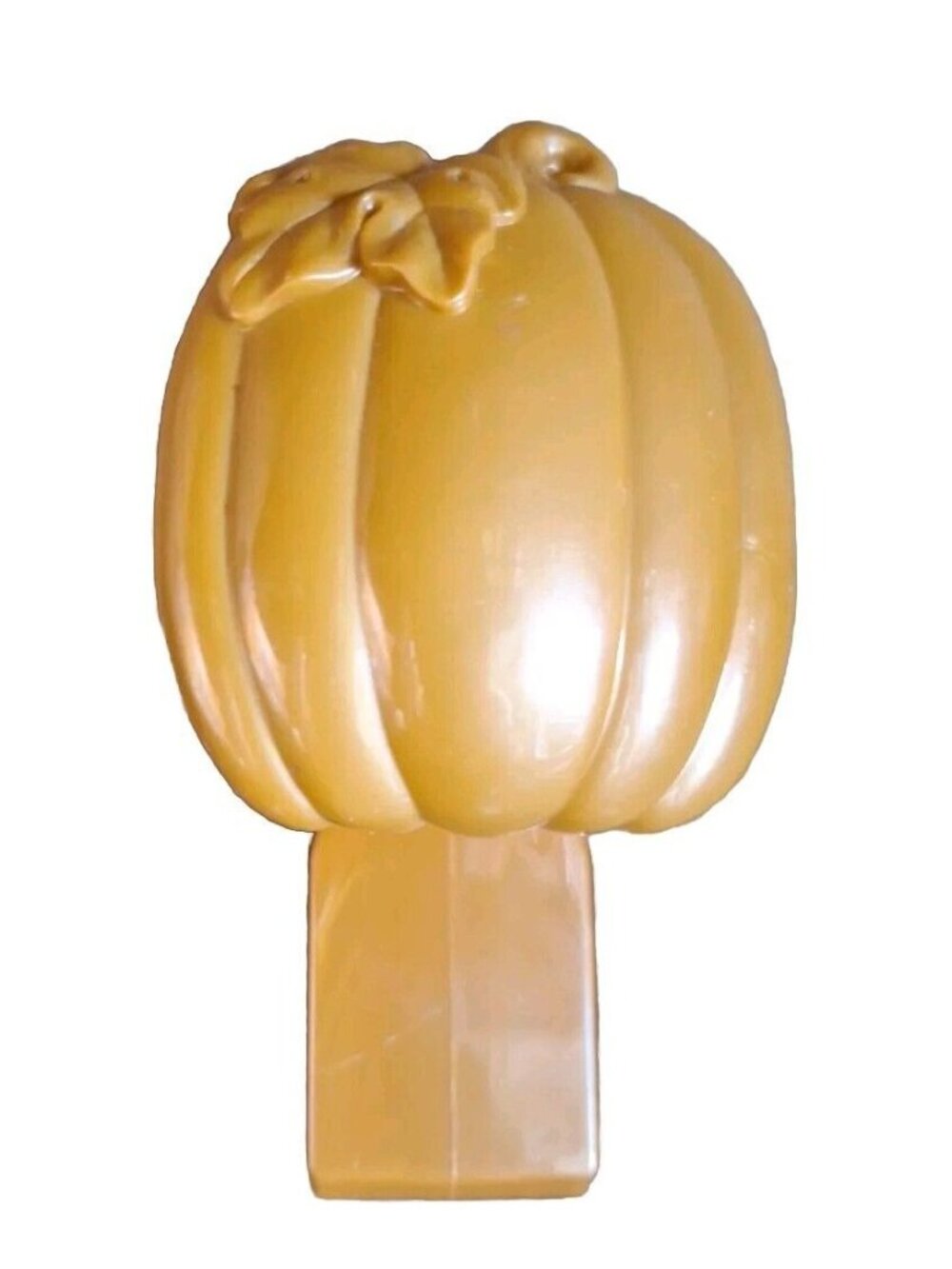 Bath & Body Works Fall Pumpkin Wallflower Plug In Fragrance Diffuser Orange Gold